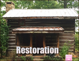 Historic Log Cabin Restoration  Burbank, Ohio